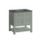 James Martin Vanities Breckenridge 30in Single Vanity, Smokey Celadon w/ 3 CM Charcoal Soapstone Top 330-V30-SC-3CSP - alternate 3